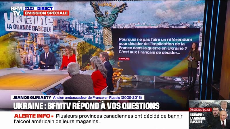 Guerre en Ukraine, avoirs russes, référendum... BFMTV répond à vos questions