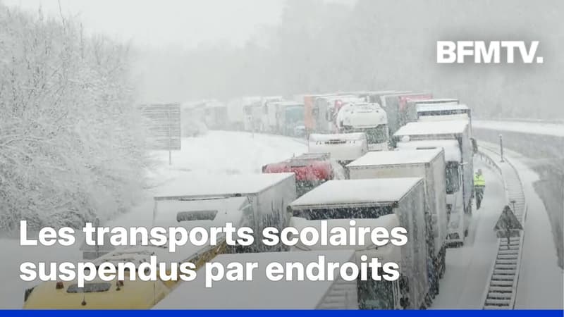 Plus de 1.000 km de bouchons en Île-de-France, 26 départements en vigilance orange