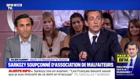 Nicolas Sarkozy mis en examen: le député LR Julien Aubert dénonce "une accusation grave qui alimente le sentiment du 'tous pourris'"