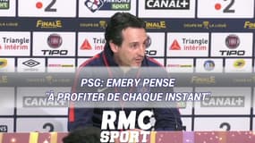 PSG: Emery pense "à profiter de chaque instant"