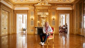 Pierre-Jean Chalençon en juin 2021 dans son palais de la rue Vivienne à Paris.