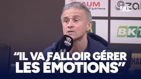 PSG-OM : "Il faudra bien gérer l'émotion face à Marseille" prévient Luis Enrique