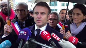 "C'est la démonstration que nous sommes au rendez-vous des engagements qui avaient été pris": Emmanuel Macron inaugure le village olympique