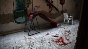 Une garderie a été la cible de bombardements, près de Damas, en Syrie. Au moins 6 enfants ont été tués.