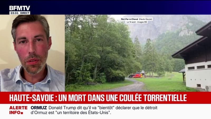 Haute-Savoie: un mort dans une coulée torrentielle