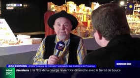 Foire aux santons: Jean Coutarel, artiste "passeur de mémoire" spécialiste des traditions de Provence, explique les spécificités du santon de Provence