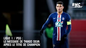 Ligue 1 / PSG : Thiago Silva dédie lui aussi le titre au personnel soignant