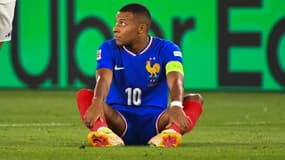 Kylian Mbappé face à l'Italie le 6 septembre 2024 au Parc des Princes 