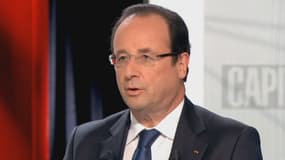 François Hollande sur le plateau de M6, dimanche soir