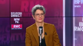 Sandrine Rousseau, lors de l'ultime débat de la primaire écologiste, vendredi 24 septembre 2021 sur BFMTV