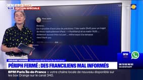 Île-de-France: la colère des Franciliens, mal informés de la fermeture du périphérique