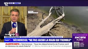 Christophe Béchu: "La Première ministre va déclencher le comité interministériel de crise sécheresse dans les prochains jours"