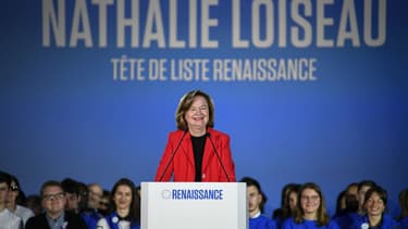 Nathalie Loiseau lors d'un meeting de LaREM pour les européennes à Caen, le 6 mai 2019