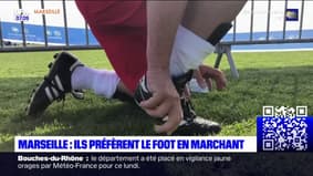 Marseille: à la découverte du "walking foot", le foot en marchant