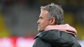 Luis Enrique lors de Lens-PSG, le 22/12/2024