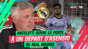 Mercato / Real Madrid : Ancelotti ouvre la porte à un départ d’Asensio