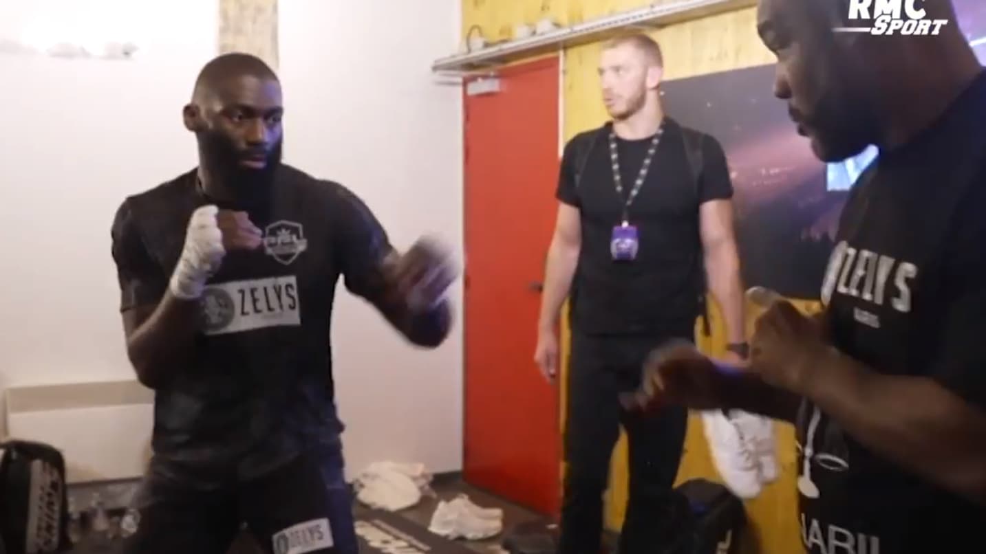 Cédric Doumbé avant son combat contre Jordan Zebo au PFL, le 30 septembre 2023
