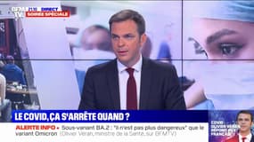 Olivier Véran: "Au moins un Français sur deux a contracté une forme de Covid depuis le début de la pandémie"