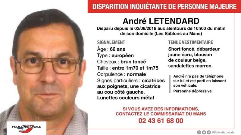 L'avis de recherche