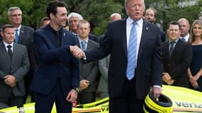 Simon Pagenaud et Donald Trump