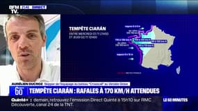  Aurélien Ducroz, skipper sur la Transat Jacques Vabre, réagit à l'escale imposée à certains bateaux à cause de la tempête Ciaran