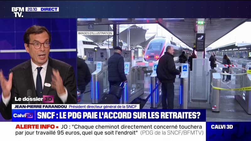 Accord sur les fins de carrière à la SNCF: Jean-Pierre Farandou réfute 