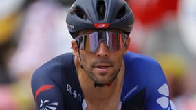 Thibaut Pinot lors de la 16e étape du Tour de France, le 18 juillet 2023.