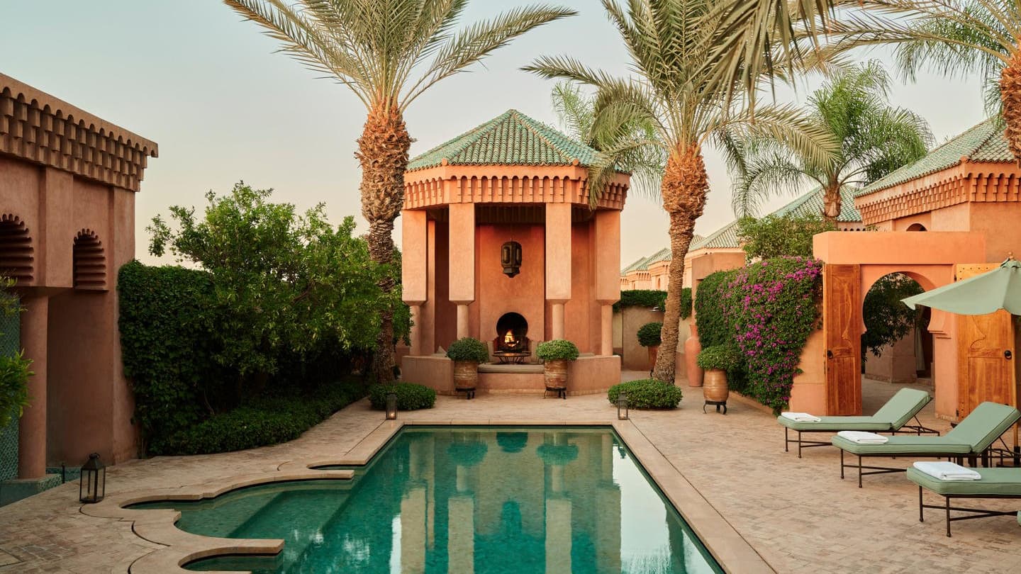 Amanjena à Marrakech au Maroc Amanjena à Marrakech au Maroc