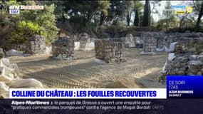 Nice: les fouilles de la colline du Château recouvertes