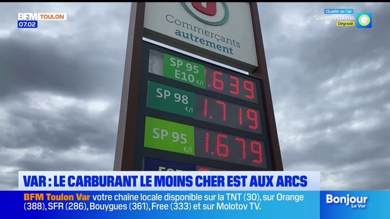 Var: le carburant le moins cher est aux Arcs