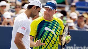 Novak Djokovic et Boris Becker en 2015