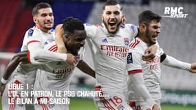Ligue 1 : l’OL en patron, le PSG chahuté…  le bilan à mi-saison