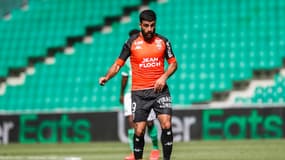 Umut Bozok avec Lorient en août 2020