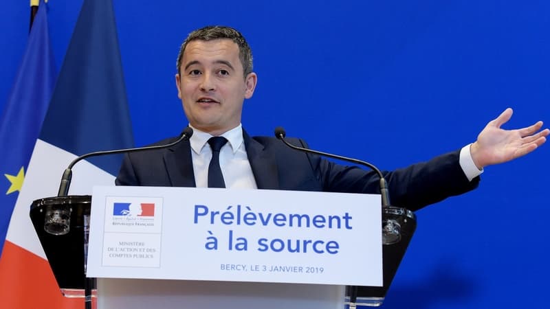 Le ministre des Comptes publics Gérald Darmanin.