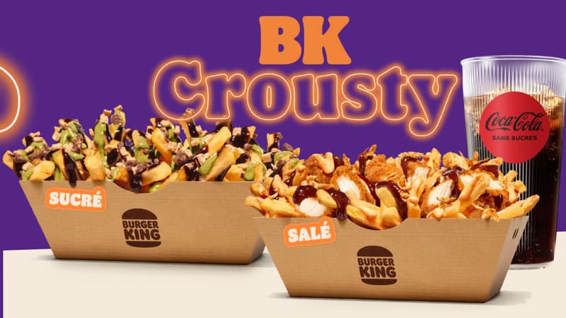 Burger King sort un Crousty sucré avec frites au chocolat et à la pistache, à la "Dubaï style"