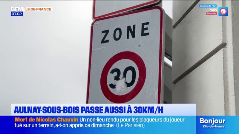 Aulnay-sous-Bois: la circulation limitée à 30km/h