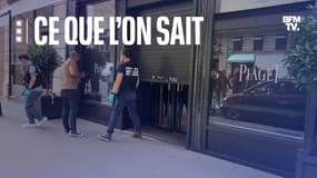 La bijouterie Piaget rue de la Paix à Paris, victime d'un braquage le 1er août 2023. 