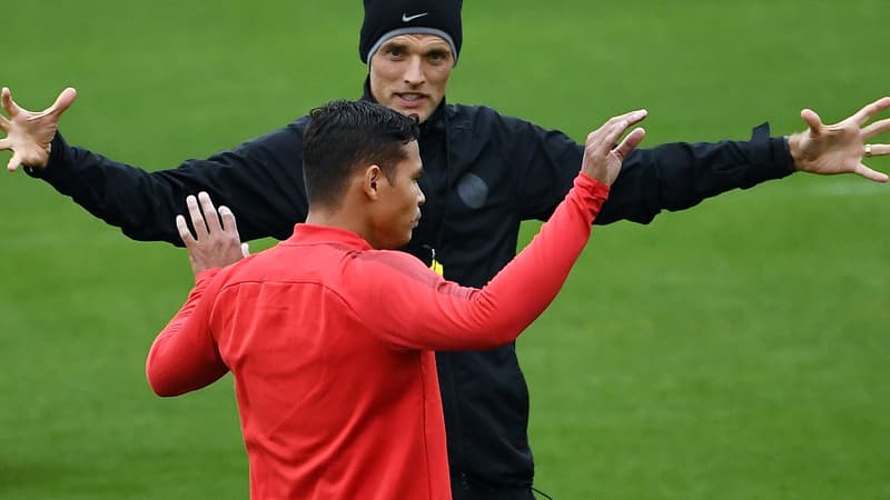 Thiago Silva et Thomas Tuchel