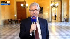 Le président PS Claude Bartolone interrogé par BFMTV, le 19 avril 2013