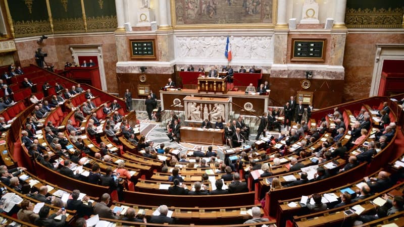 L'hémicycle de l'Assemblée nationale 