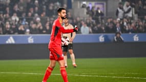 Alaa Bellaarouch lors match Strasbourg-PSG