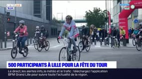 Lille: 500 cyclistes au rendez-vous pour parcourir quelques kilomètres du Tour de France