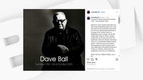 Le musicien Dave Ball, cofondateur de Soft Cell, est mort le 22 octobre 2025
