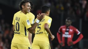 La joie de Neymar après son but