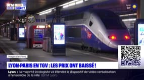 Lyon-Paris: les prix en baisse sur la ligne de TGV