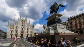 La ville de Milan où des échantillons d'eaux usées ont permis de détecter la trace du coronavirus.