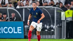 Adrien Rabiot sous le maillot de l'équipe de France, en septembre 2023.
