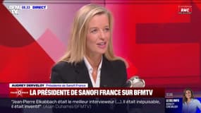 Doliprane: "On n'en manquera pas si on est tous responsables", assure Audrey Derveloy, présidente de Sanofi France 