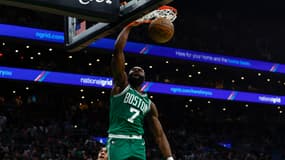 Jaylen Brown lors de la victoire de Boston contre Orlando (109-100, playoffs NBA), le 23 avril 2025