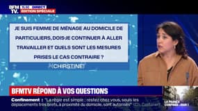 Puis-je aller travailler si je suis femme de ménage à domicile ? BFMTV répond à vos questions
